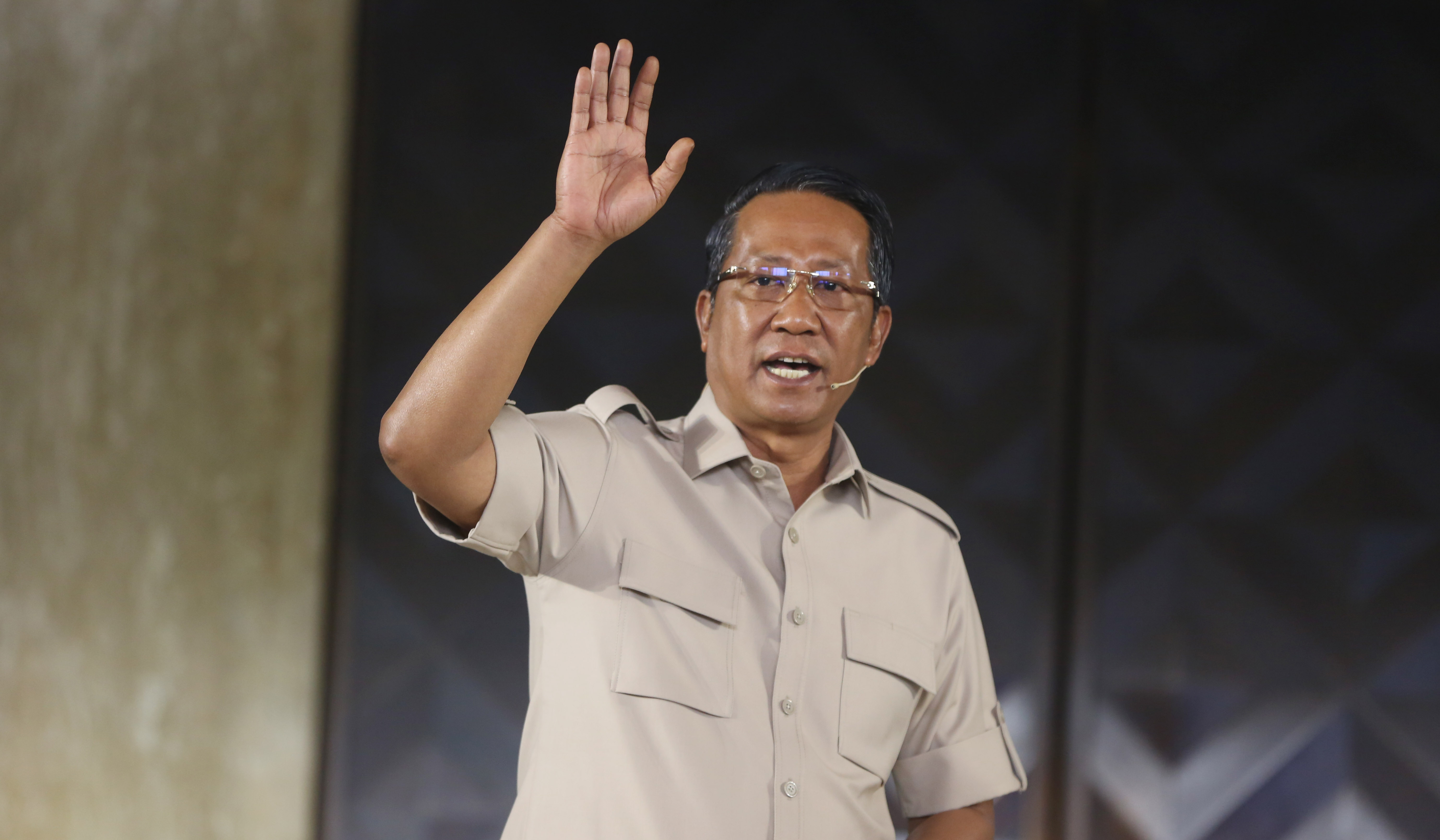 Menteri Hukum gelar program Pasti ada Solusi. (Agus Priatna/SinPo.id)