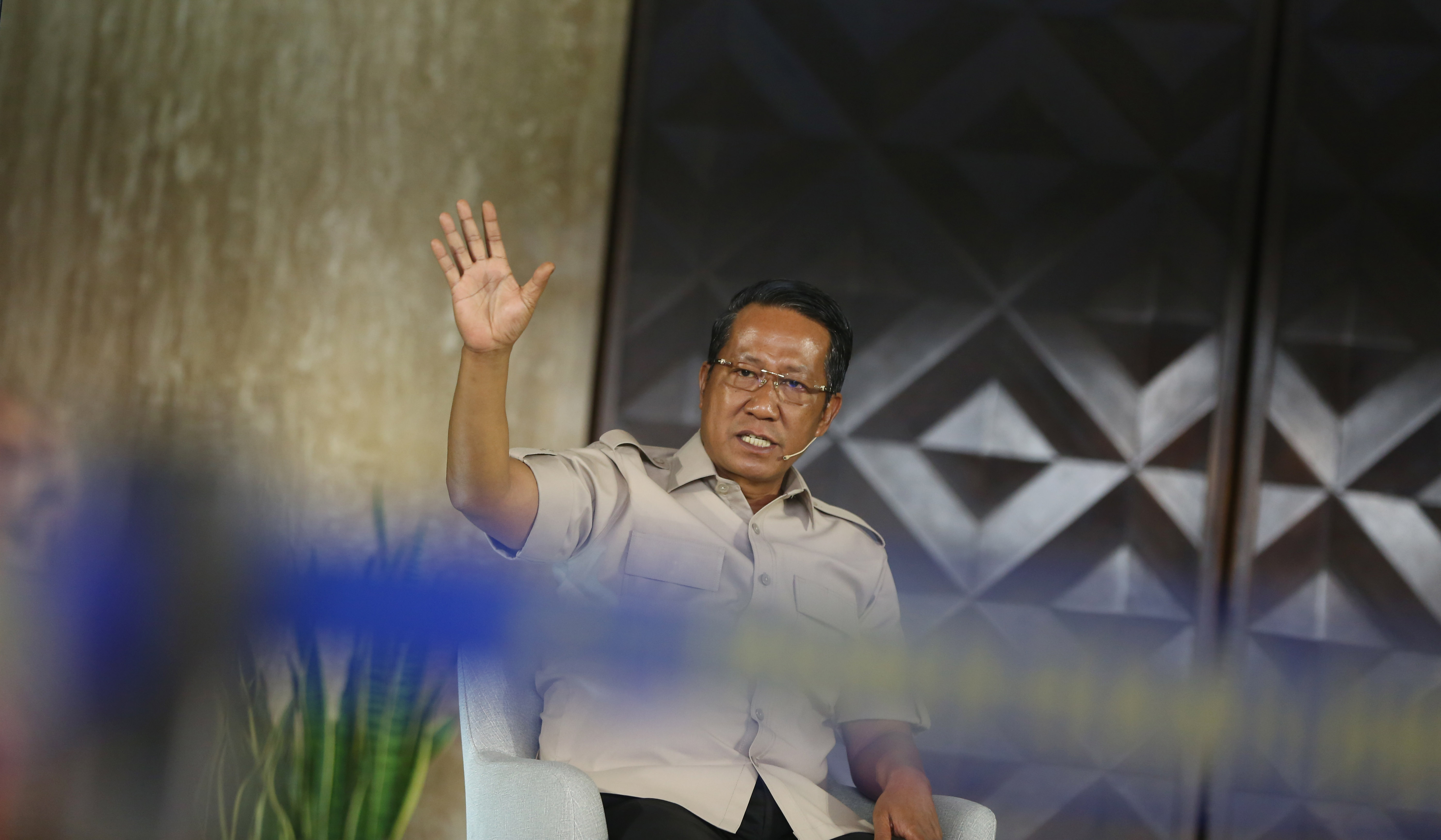 Menteri Hukum gelar program Pasti ada Solusi. (Agus Priatna/SinPo.id)