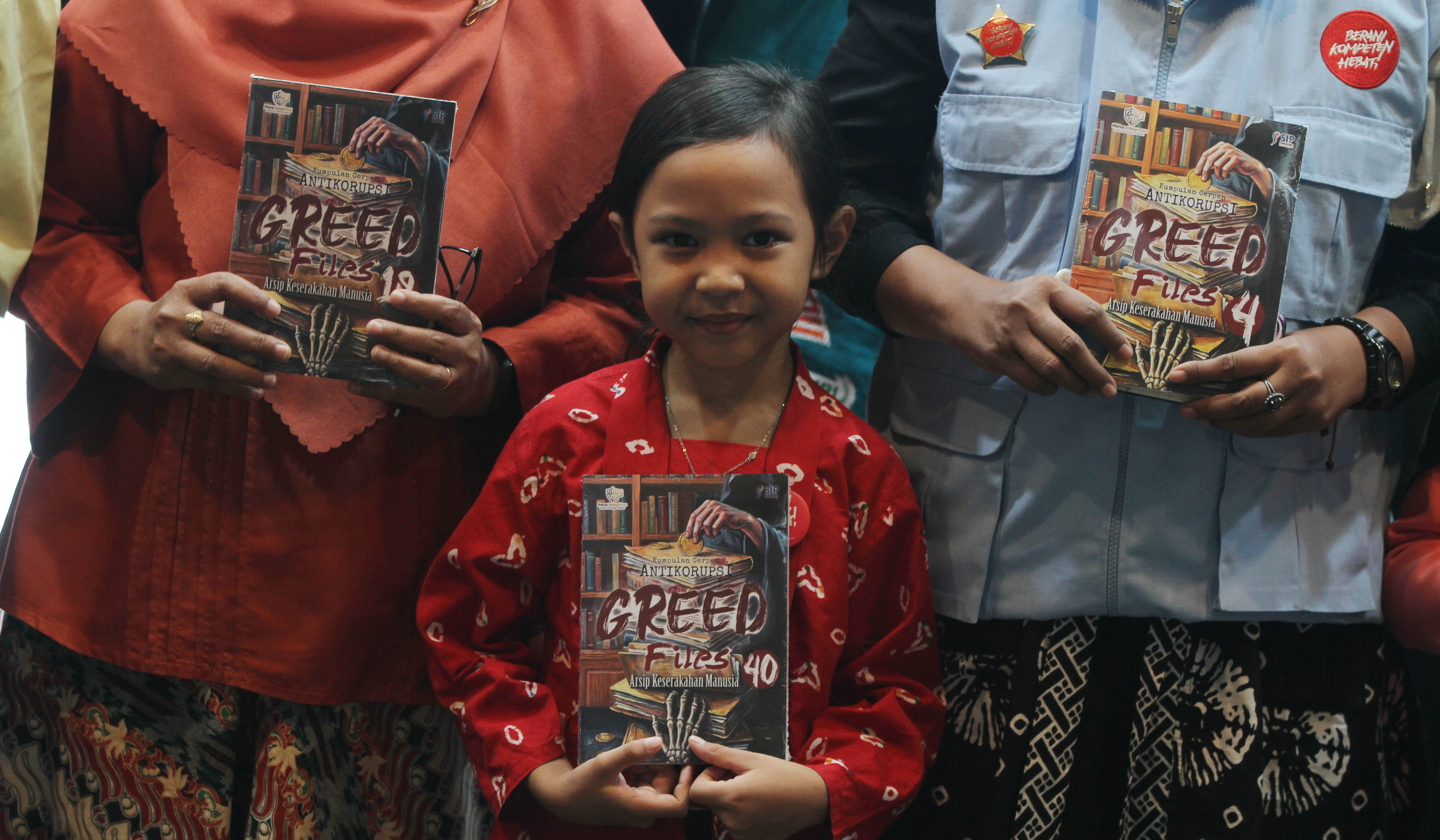 Peluncuran cerpen antikorupsi di KPK. (Agus Priatna/SinPo.id)