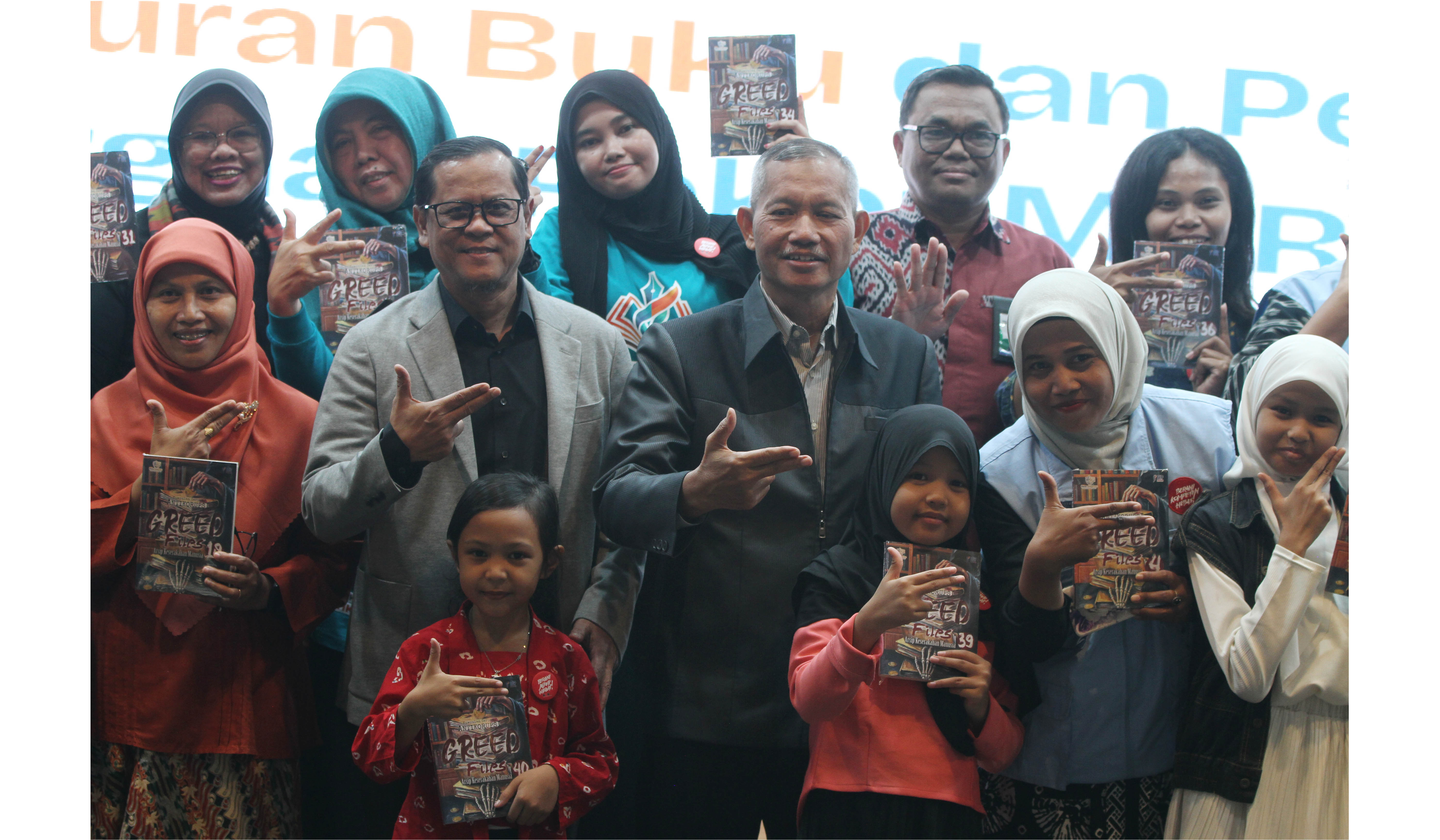 Peluncuran cerpen antikorupsi di KPK. (Agus Priatna/SinPo.id)