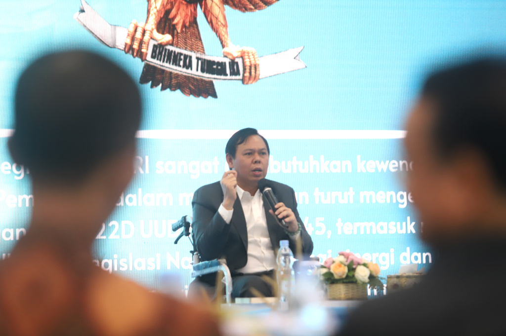 DPD RI menggelar diskusi Dialog Kebangsaan dan Kenegaraan dalam Nampak Tilas Kelembagaan Jelang HUT DPD ke-21 (Ashar/SinPo.id)