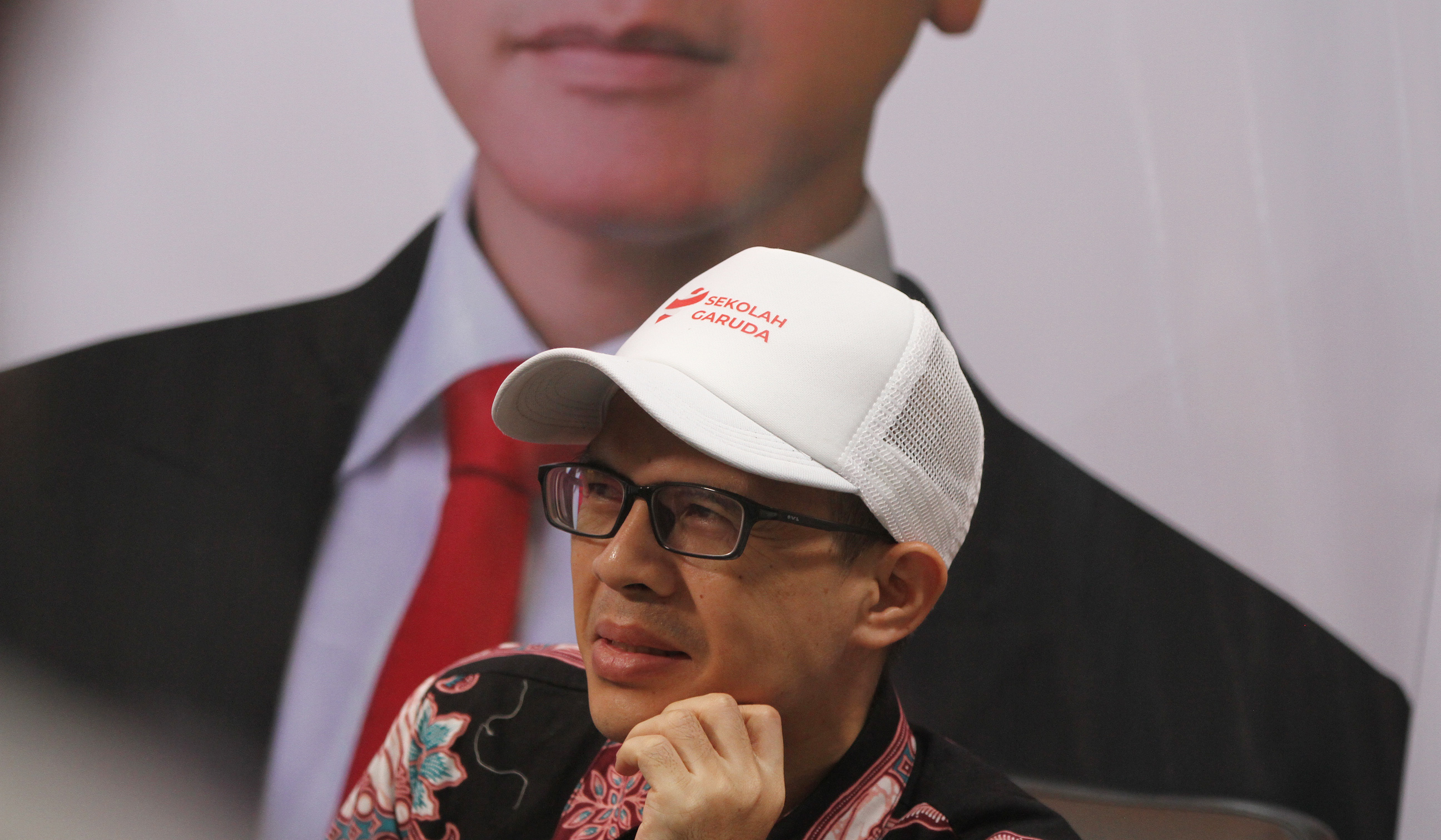 Diskusi publik relawan Prabowo-Gibran. (Agus Priatna/SinPo.id)