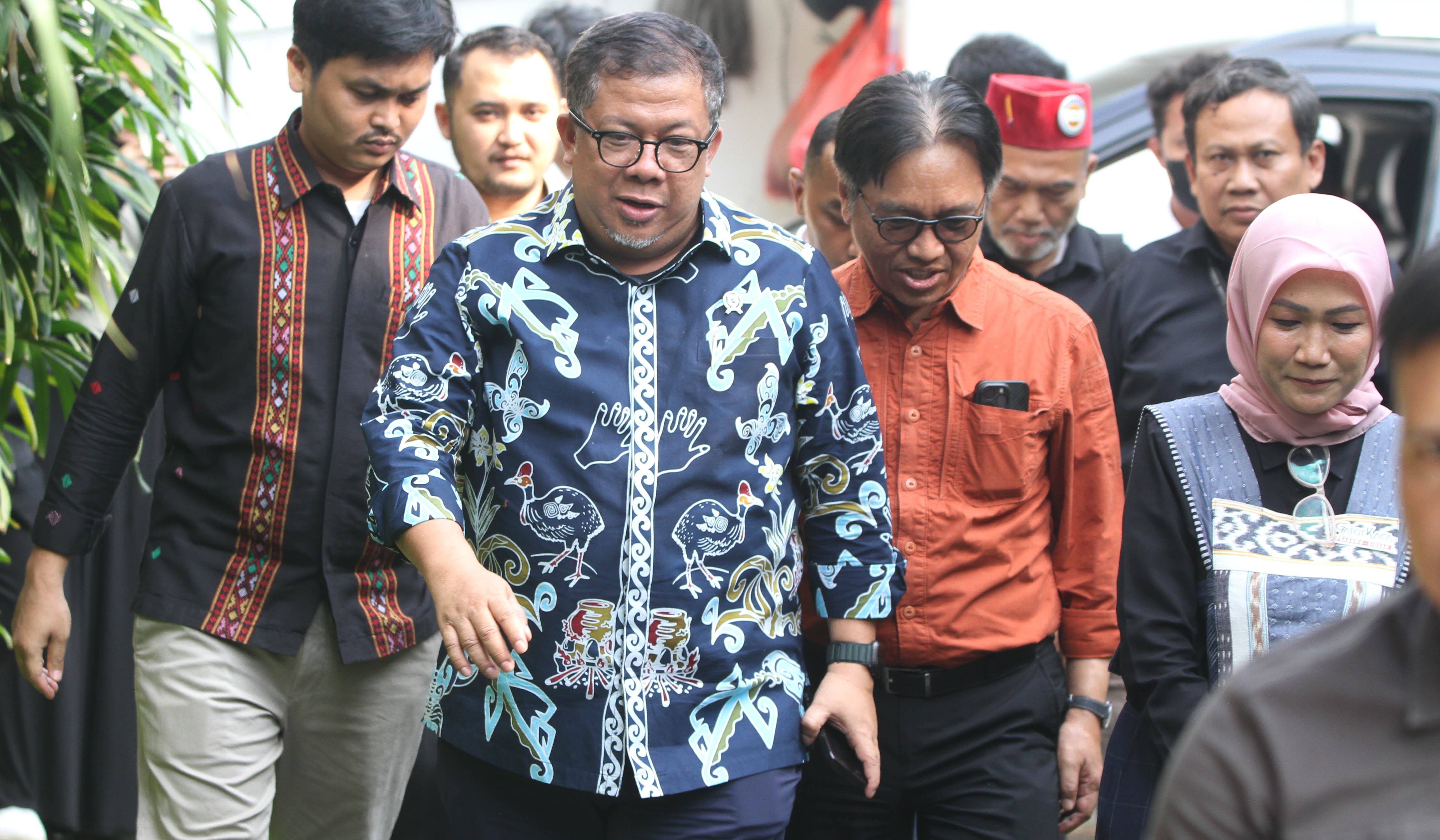 Diskusi publik. (Agus Priatna/SinPo.id)