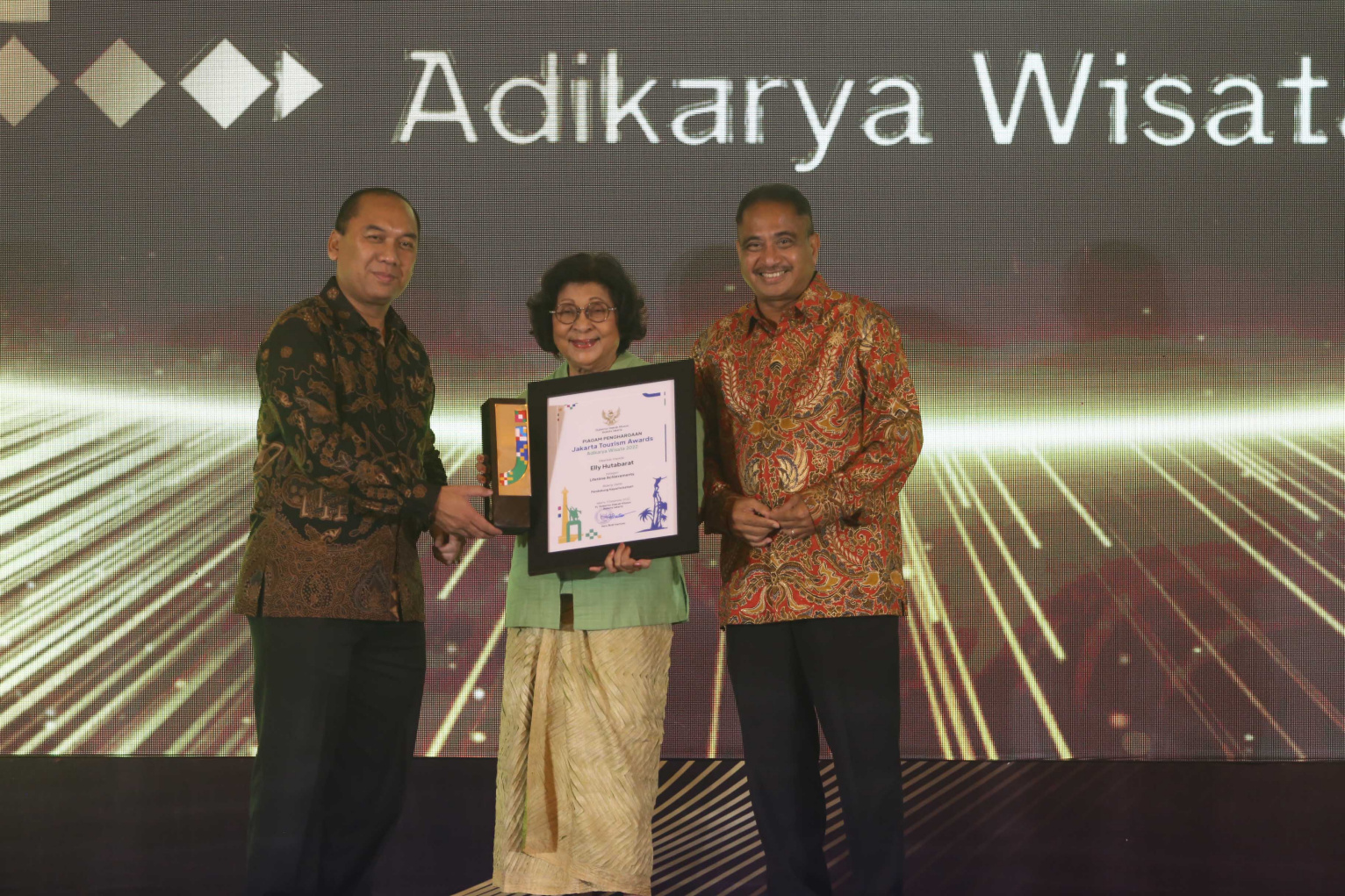 Dinas Pariwisata DKI Jakarta menggelar Ajang Jakarta Tourism Awards bagi di bidang pariwisata dan ekonomi kreatif (Ashar/SinPo.id)