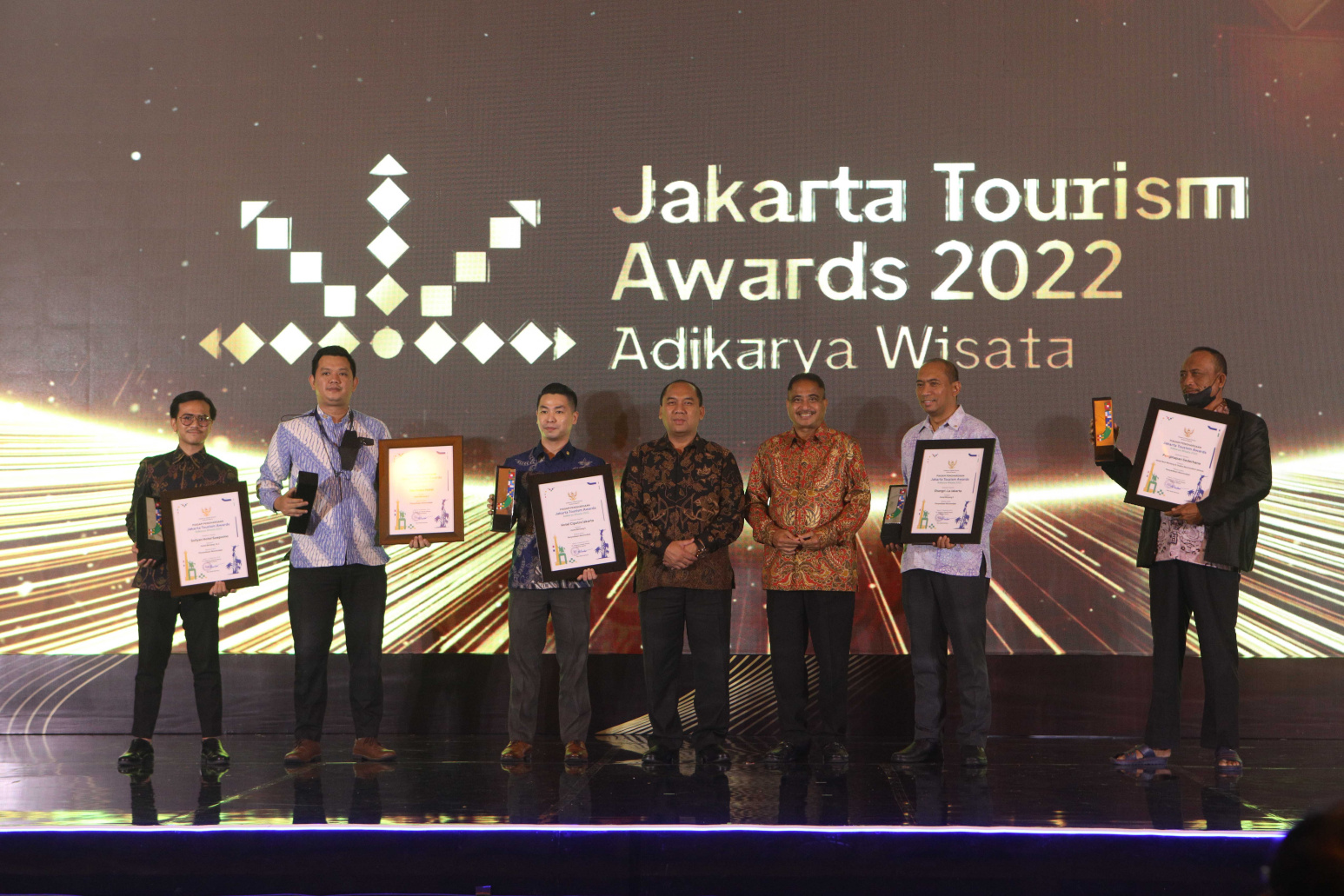 Dinas Pariwisata DKI Jakarta menggelar Ajang Jakarta Tourism Awards bagi di bidang pariwisata dan ekonomi kreatif (Ashar/SinPo.id)