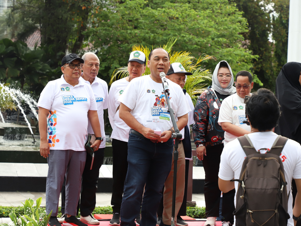 Dewan Nasional Indonesia Untuk Kesejahteraan Sosial (DNIKS) dalam peringati Hari Disabilitas Internasional menggelar Gerak Sehat 2025 (Ashar/SinPo.id)