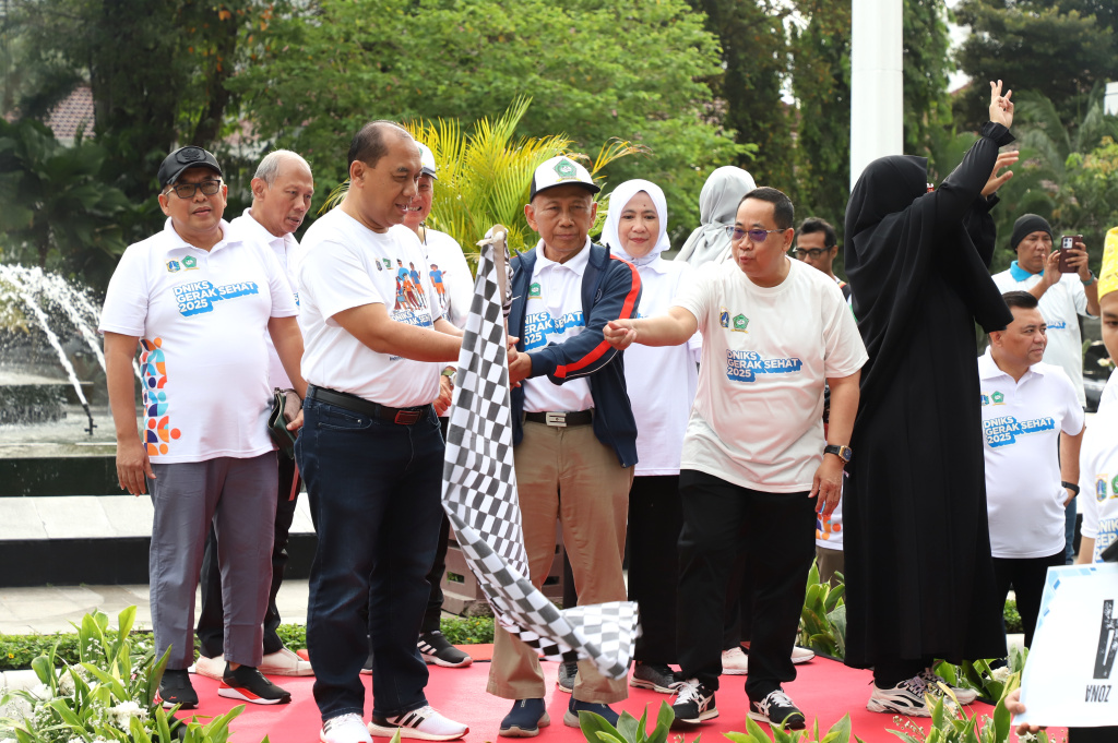 Dewan Nasional Indonesia Untuk Kesejahteraan Sosial (DNIKS) dalam peringati Hari Disabilitas Internasional menggelar Gerak Sehat 2025 (Ashar/SinPo.id)