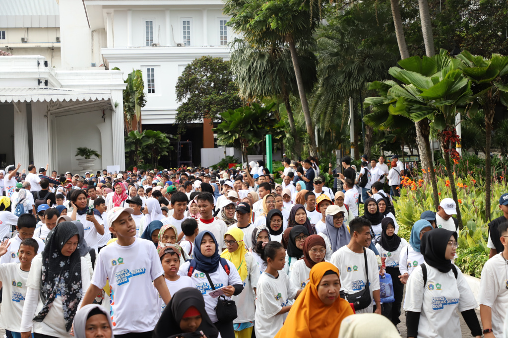 Dewan Nasional Indonesia Untuk Kesejahteraan Sosial (DNIKS) dalam peringati Hari Disabilitas Internasional menggelar Gerak Sehat 2025 (Ashar/SinPo.id)