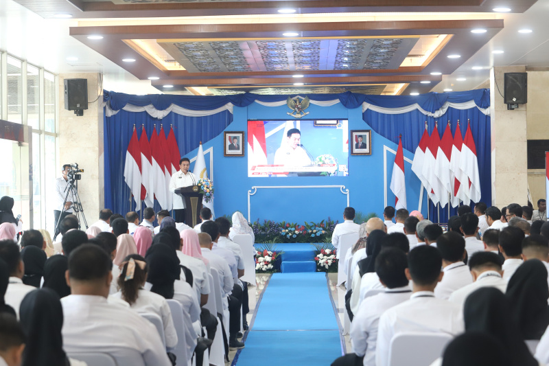 Sekjen DPD RI Muhammad Iqbal resmi luncurkan aplikasi JDIH (Ashar/SinPo.id)