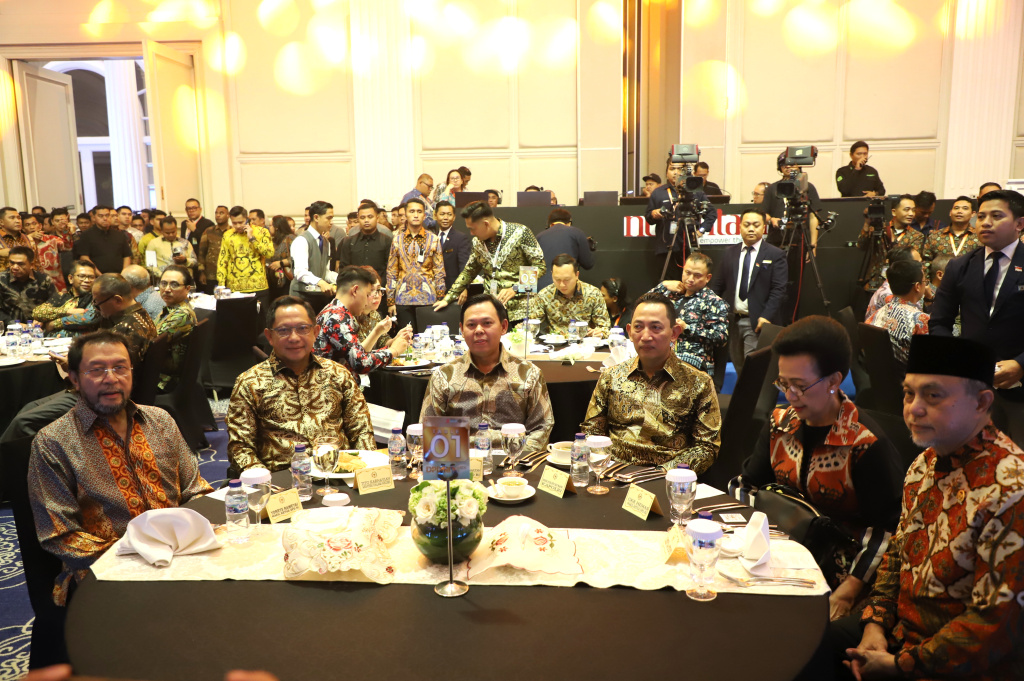 DPD RI rayakan HUT ke-21 menggelar DPD Awards di Gedung Tribrata (Ashar/SinPo.id)