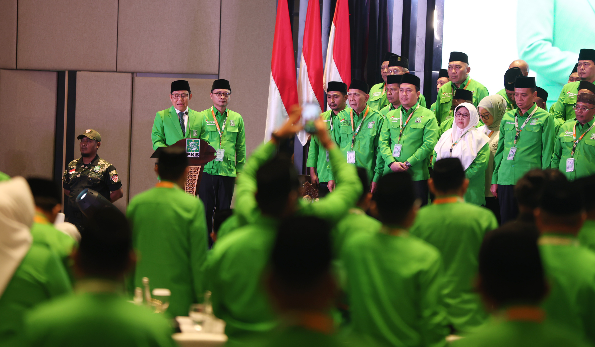 Pelantikan DPW PKB se-Indonesia. (Agus Priatna/SinPo.id)