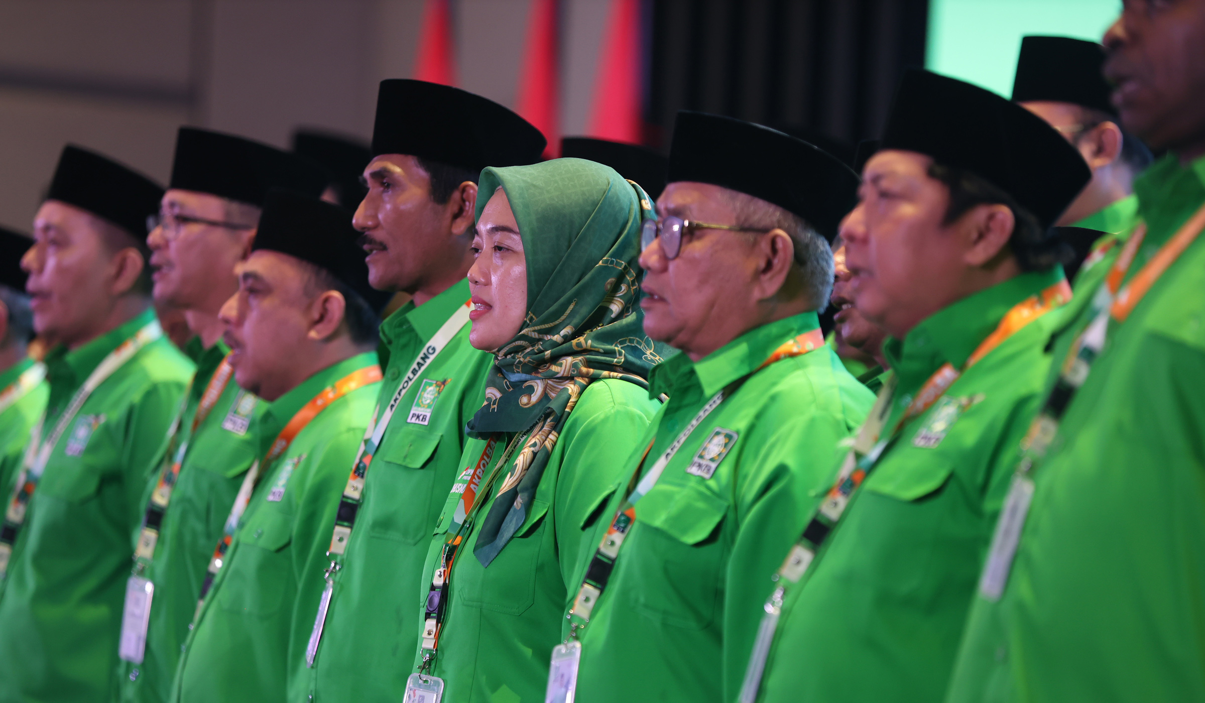 Pelantikan DPW PKB se-Indonesia. (Agus Priatna/SinPo.id)