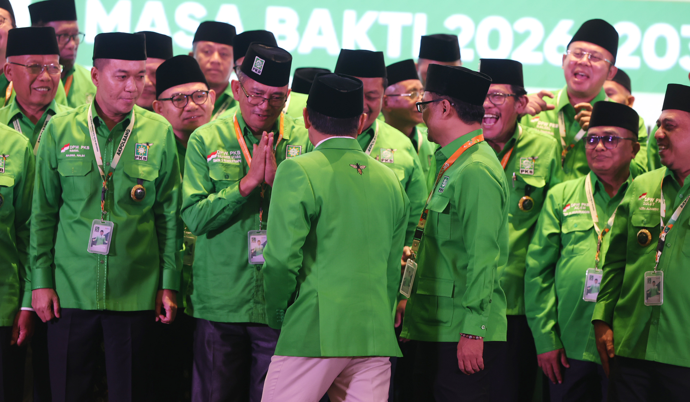 Pelantikan DPW PKB se-Indonesia. (Agus Priatna/SinPo.id)