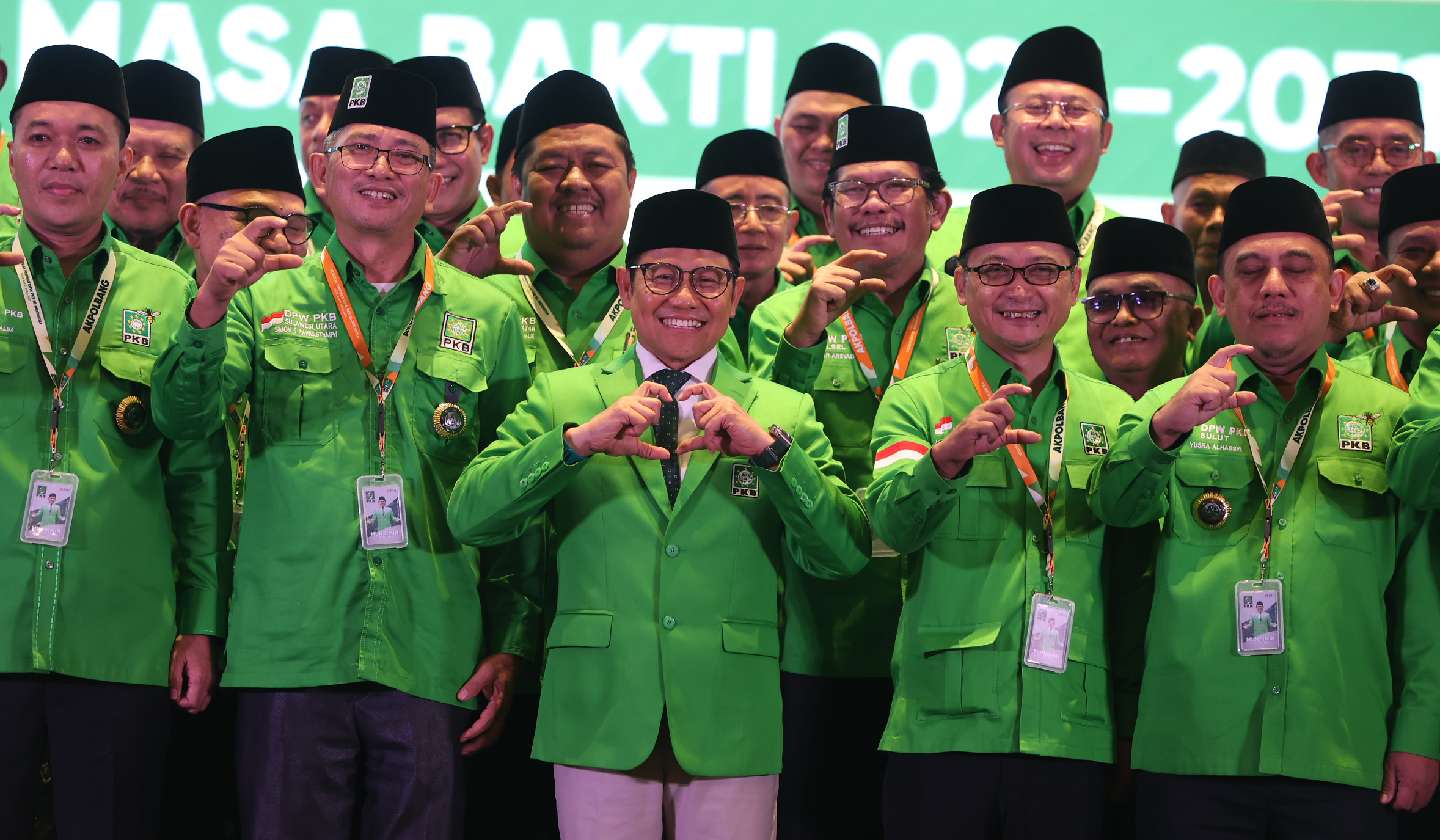 Pelantikan DPW PKB se-Indonesia. (Agus Priatna/SinPo.id)