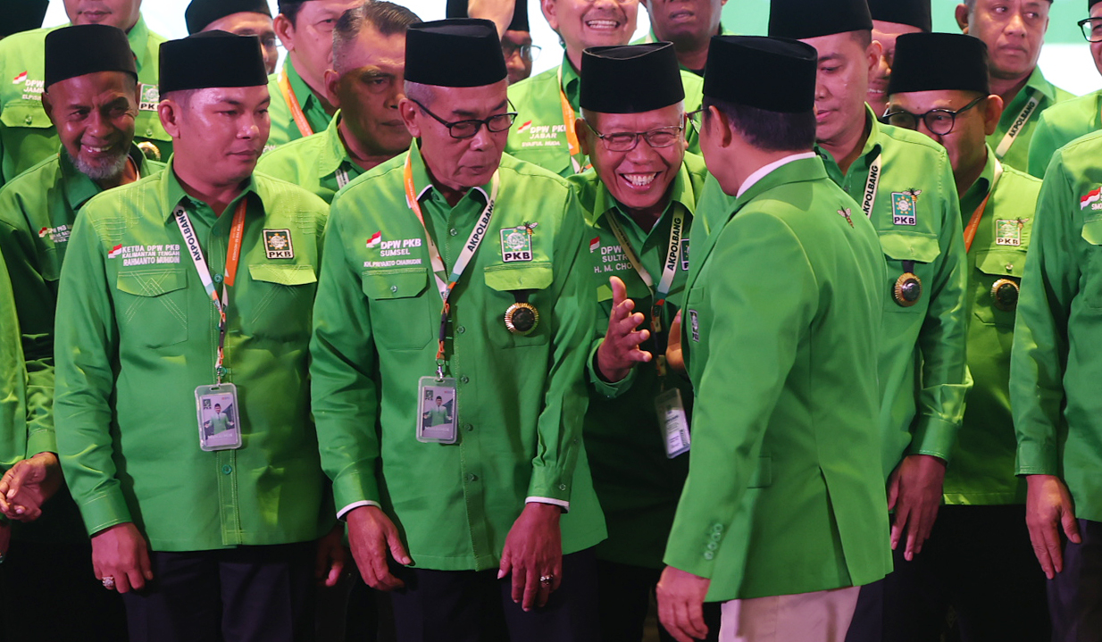 Pelantikan DPW PKB se-Indonesia. (Agus Priatna/SinPo.id)