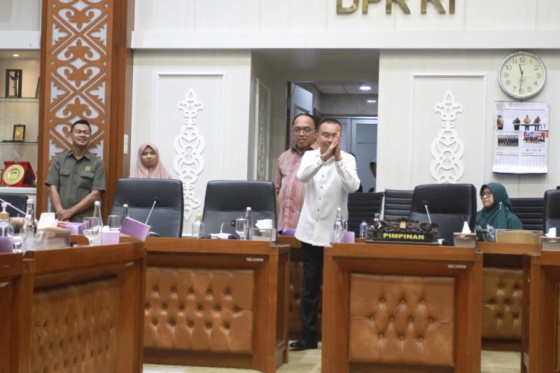 DPR RI mengganti Ketua Baleg sebelumnya Supratman Andi Agtas digantikan oleh Wihadi Wiyanto dari Fraksi Gerindra (Ashar/SinPo.id)