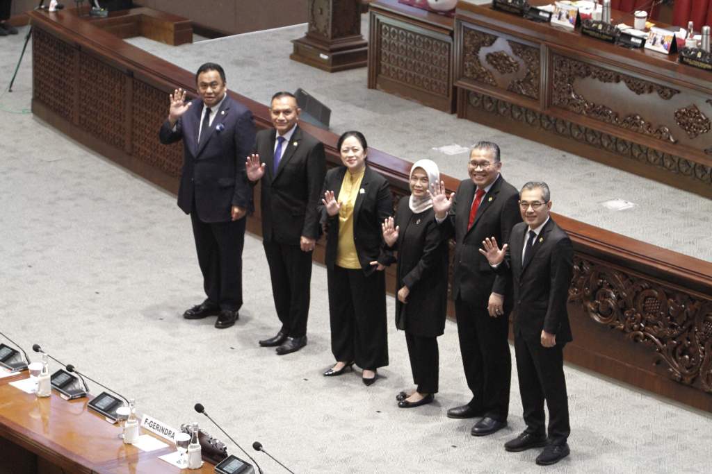 DPR RI gelar Rapat Paripurna ke-27 Masa Persidangan V Tahun Sidang 2022-2023 tentang laporan keuangan pemerintah pusat (LKPP) Tahun 2022 di Gedung Nusantara II DPR (Ashar/SinPo.id)