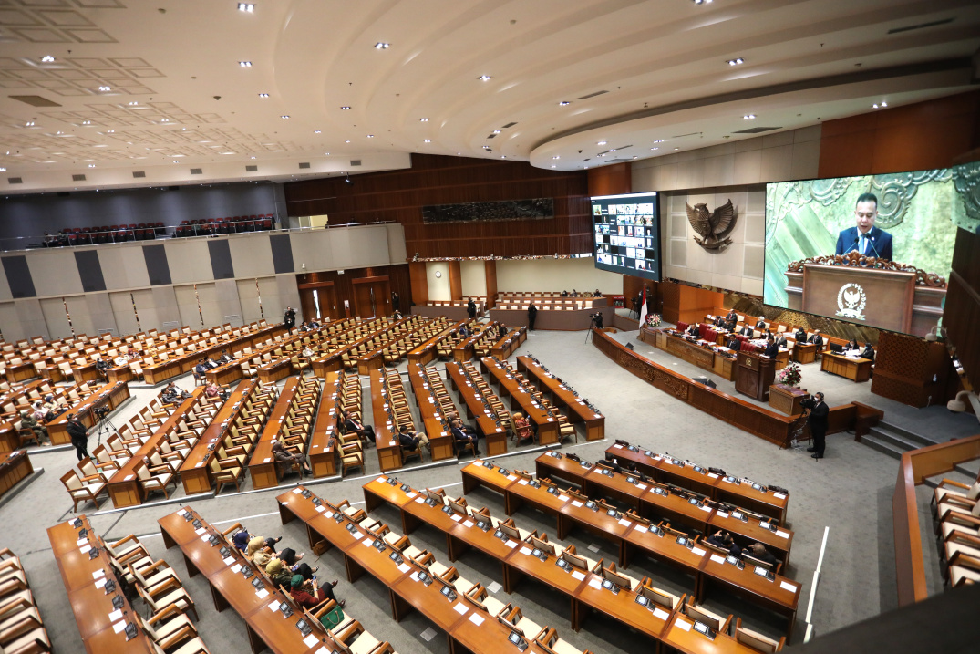 DPR Gelar Paripurna Penutupan Masa Sidang IV Tahun Sidang 2022-2023 (Ashar/SinPo.id)