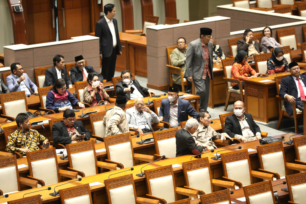 DPR Gelar Paripurna Penutupan Masa Sidang IV Tahun Sidang 2022-2023 (Ashar/SinPo.id)