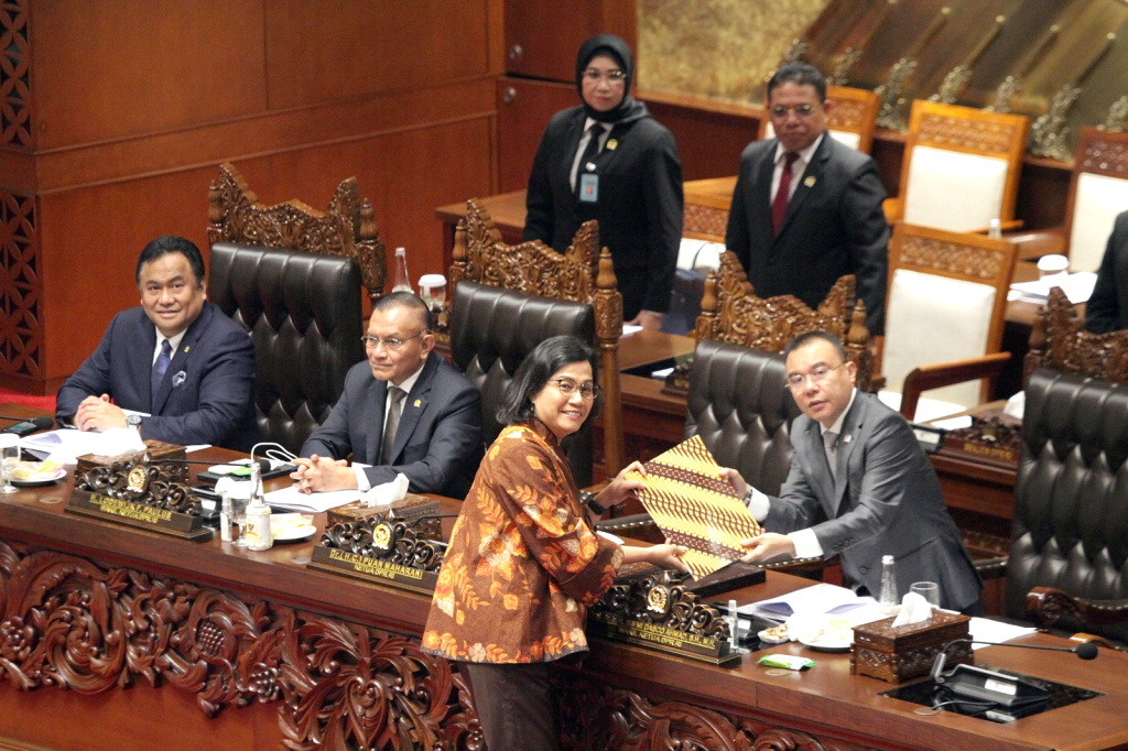 DPR RI gelar Rapat Paripurna pertanggungjawaban Presiden atas APBN 2023 (Ashar/SinPo.id)