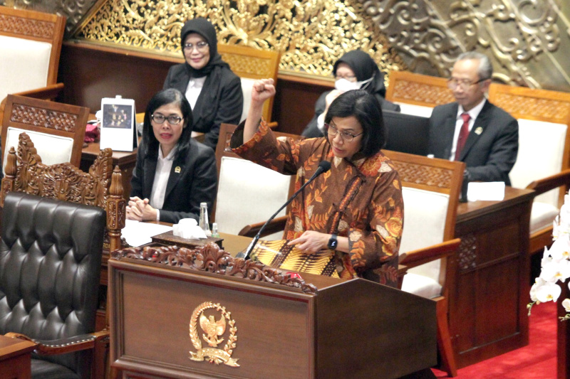 DPR RI gelar Rapat Paripurna pertanggungjawaban Presiden atas APBN 2023 (Ashar/SinPo.id)