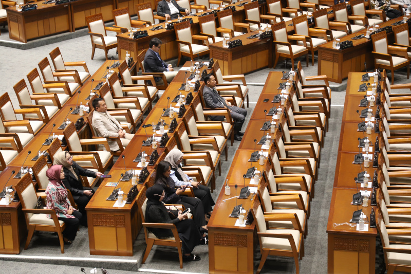 Ilustrasi. Rapat Paripurna DPR RI. (Ashar/SinPo.id)