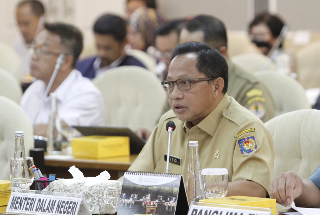 DPR gelar Rapat Gabungan dengan Pemerintah membahas Pengelolaan Batas Wilayah Negara (Ashar/SinPo.id)