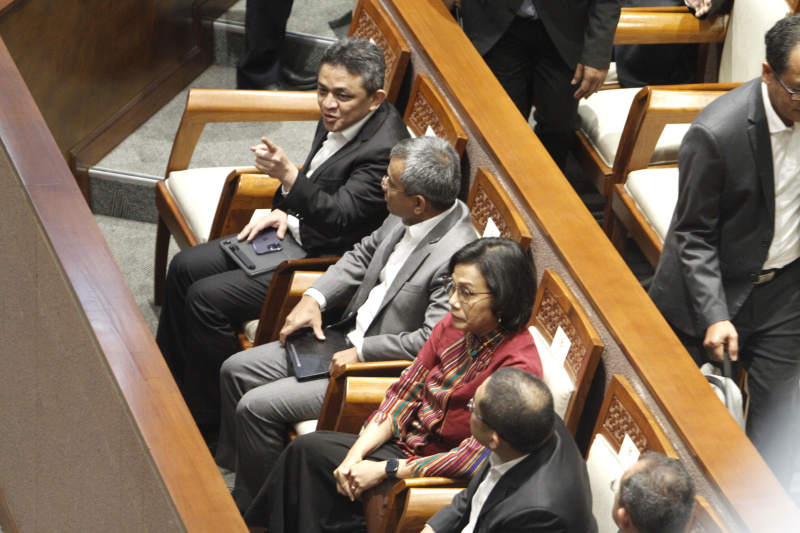 DPR RI gelar paripurna membahas RAPBN 2024 (Ashar/SinPo.id)