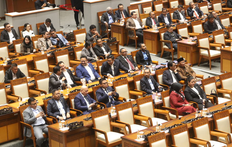 Ilustrasi. Rapat Paripurna DPR RI. (Ashar/SinPo.id)