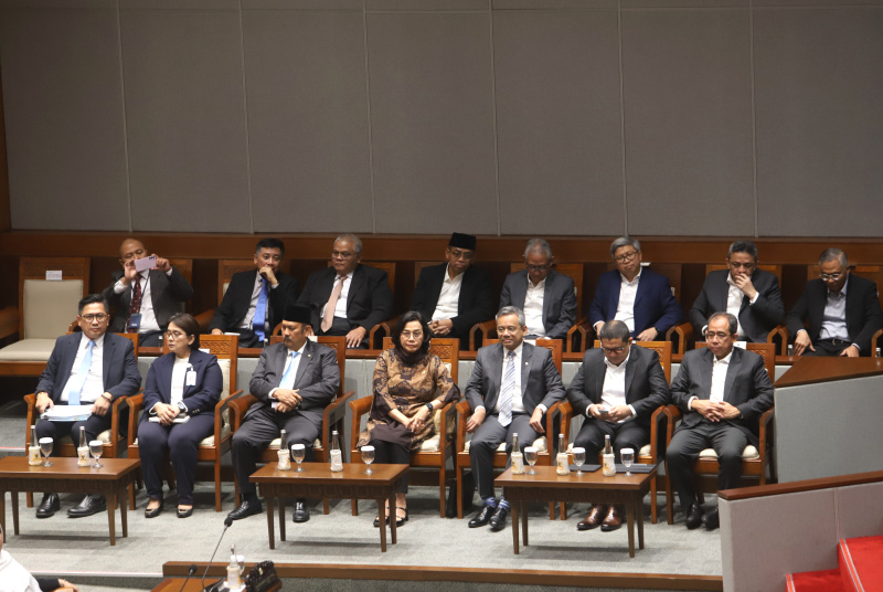 DPR RI gelar rapat paripurna bersama Menteri Keuangan Sri Mulyani membahas RAPBN Anggaran tahun 2026 (Ashar/SinPo.id)