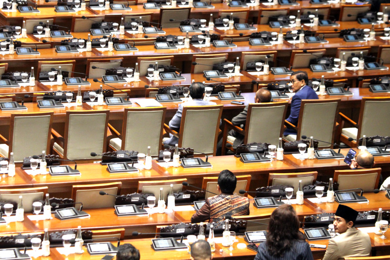 Ilustrasi. Rapat Paripurna DPR RI. (Ashar/SinPo.id)