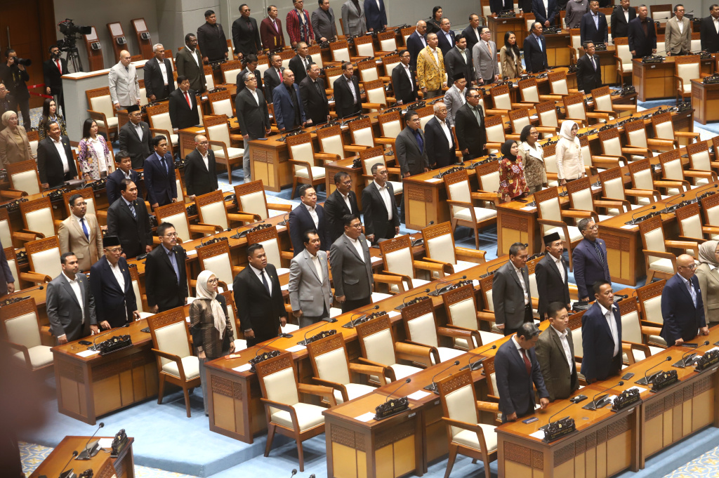 DPR menggelar Rapat Paripurna Pembukaan Masa Persidangan IV (Ashar/SinPo.id)