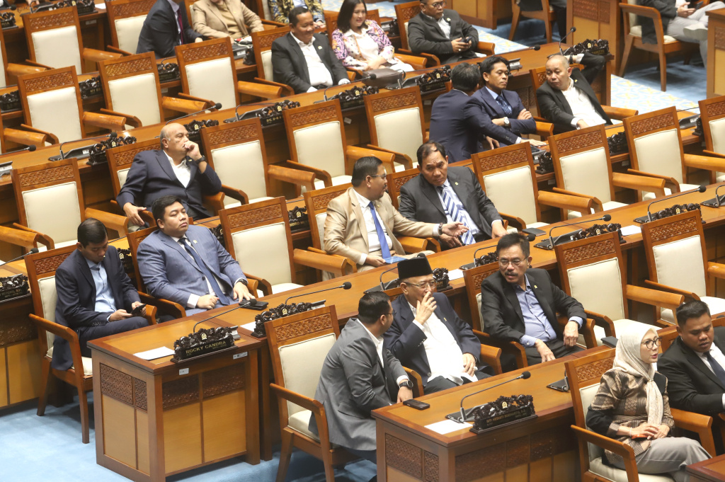 DPR menggelar Rapat Paripurna Pembukaan Masa Persidangan IV (Ashar/SinPo.id)