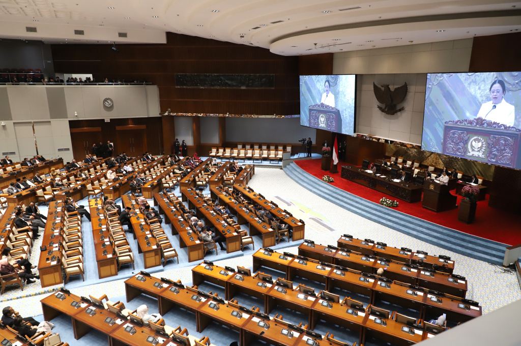 DPR menggelar Rapat Paripurna Pembukaan Masa Persidangan IV (Ashar/SinPo.id)