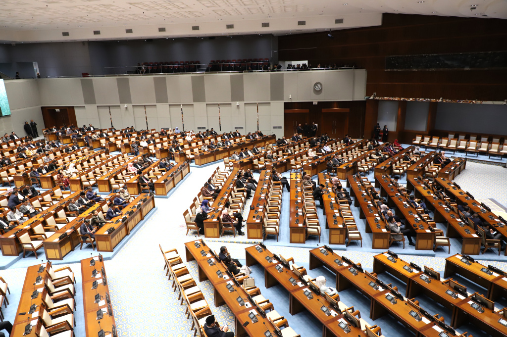 DPR menggelar Rapat Paripurna Pembukaan Masa Persidangan IV (Ashar/SinPo.id)