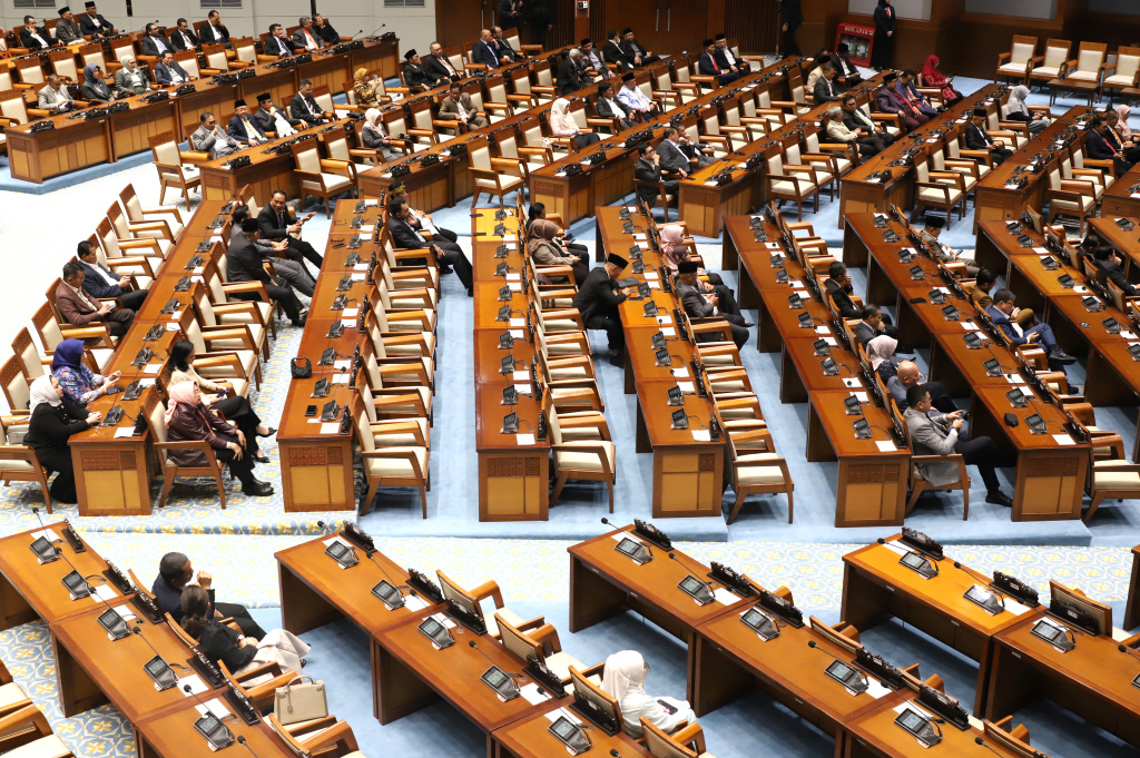 DPR menggelar Rapat Paripurna Pembukaan Masa Persidangan IV (Ashar/SinPo.id)