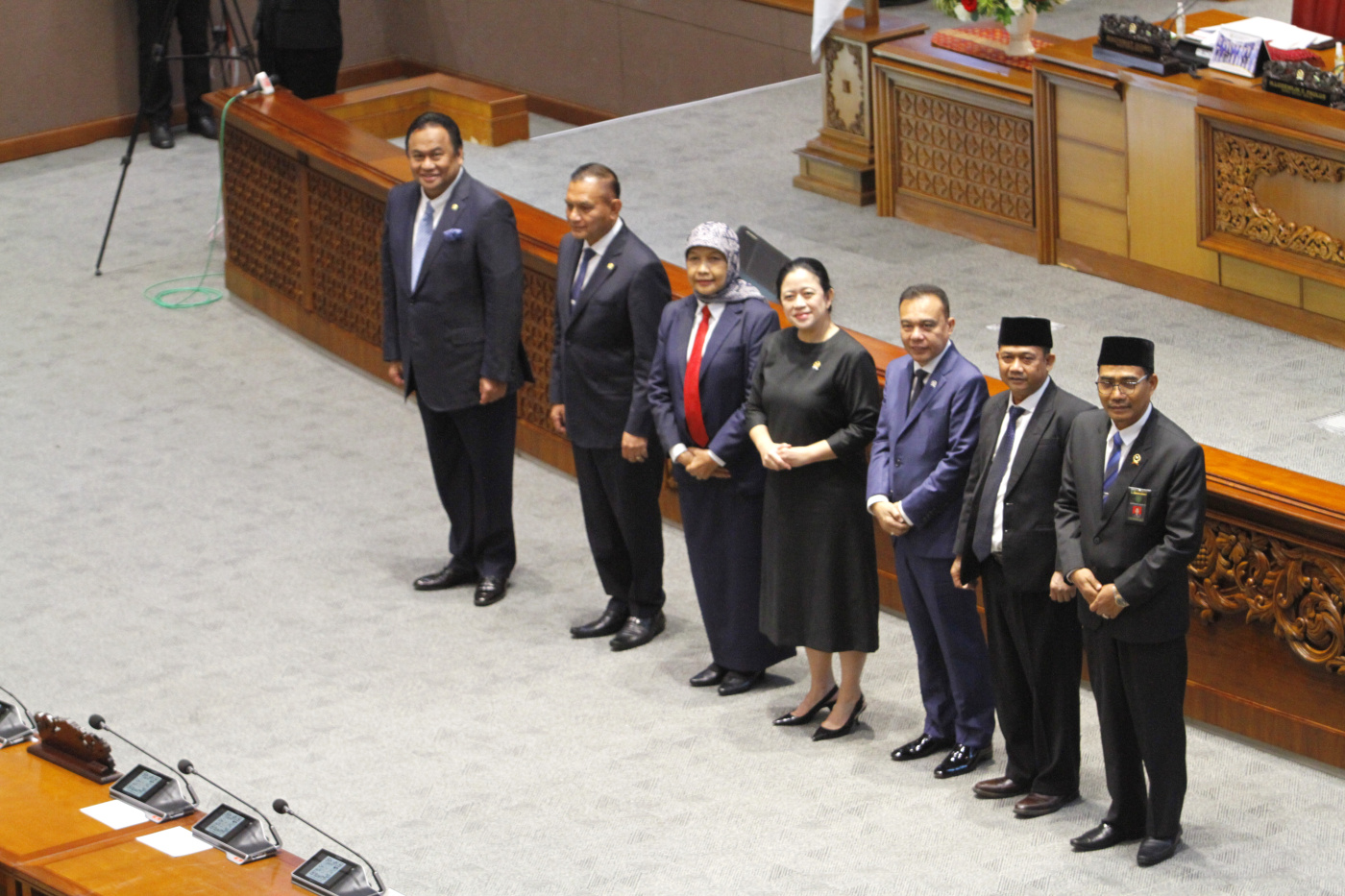 DPR RI gelar paripurna menyetujui tiga calon Hakim Agung (Ashar/SinPo.id)