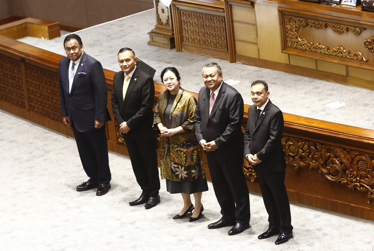 DPR RI mengesahkan Perey Warjiyo sebagai Gubernur Bank Indonesia (BI) periode 2023-2028 di rapat paripurna (Ashar/SinPo.id)