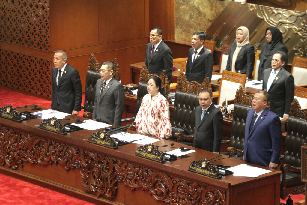 DPR menggelar Rapat Paripurna ke-8 mengesahkan RUU KUHAP menjadi UU (Ashar/SinPo.id)