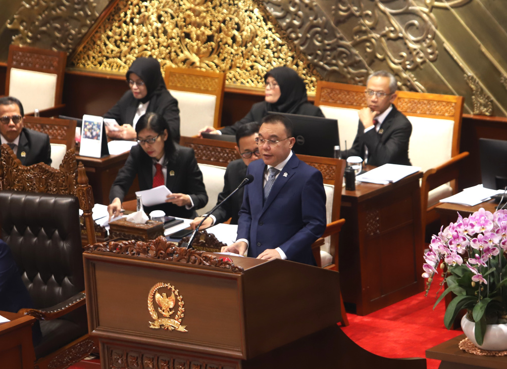 DPR gelar Paripurna ke-4 menyetujui Muhammad Herindra menjadi Kepala BIN menggantikan Budi Gunawan (Ashar/SinPo.id)