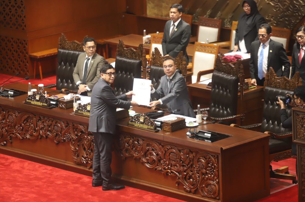 DPR setujui RUU Penyesuaian Pidana menjadi UU (Ashar/SinPo.id)