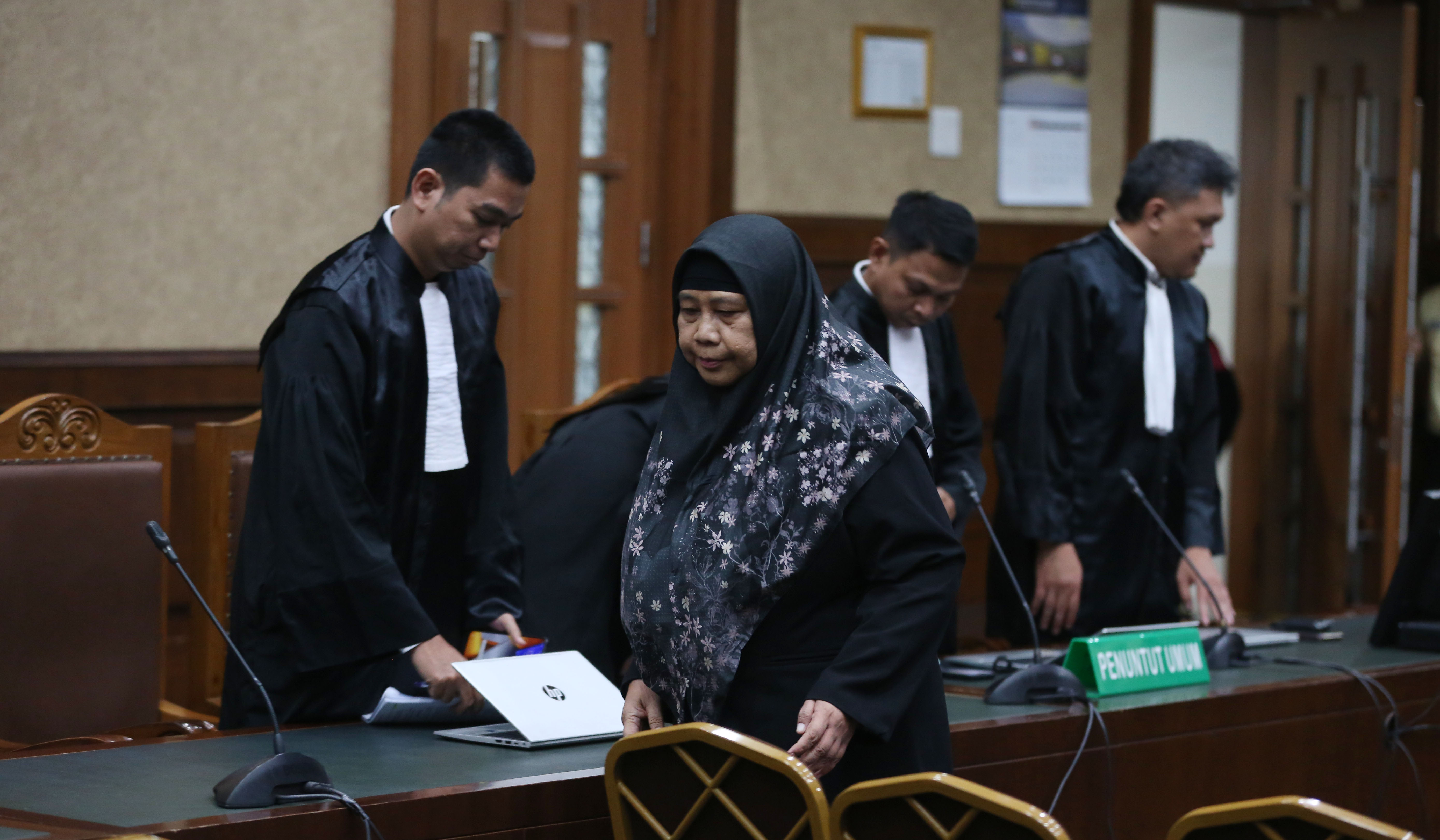 Sidang vonis korupsi LNG. (Agus Priatna/SinPo.id)