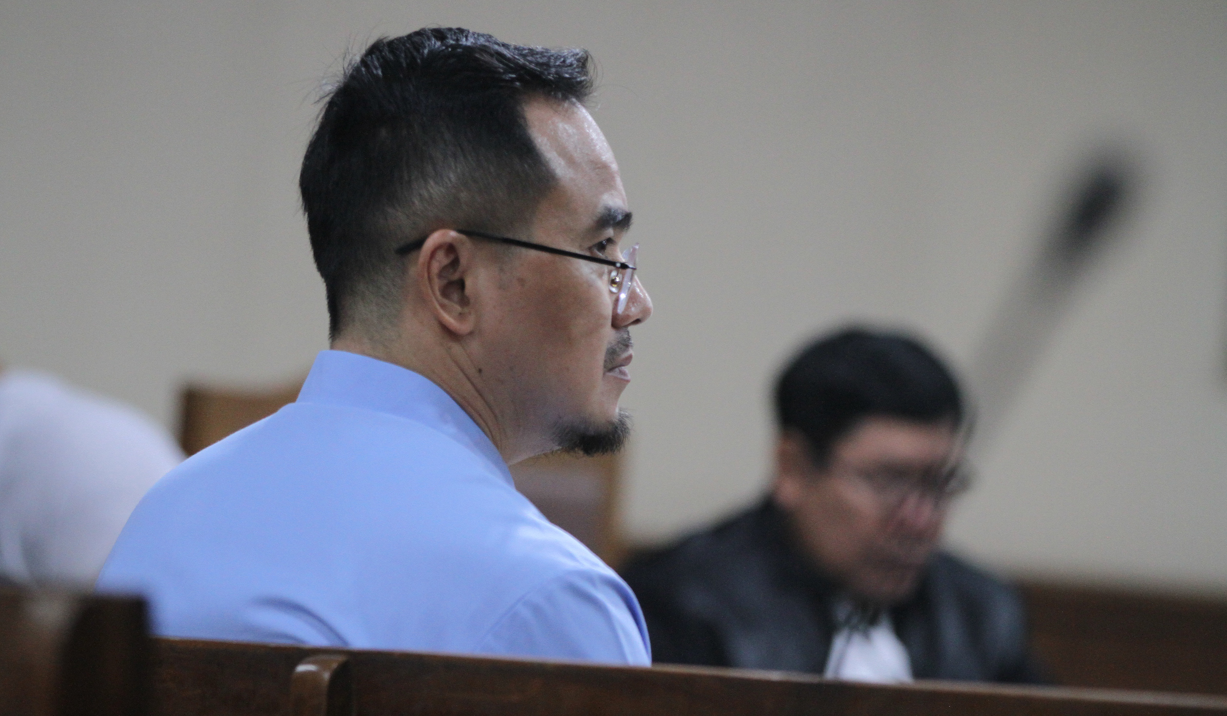 Sidang Eks Kadisbud Jakarta Iwan Henry Wardhana. (Agus Priatna/SinPo.id)