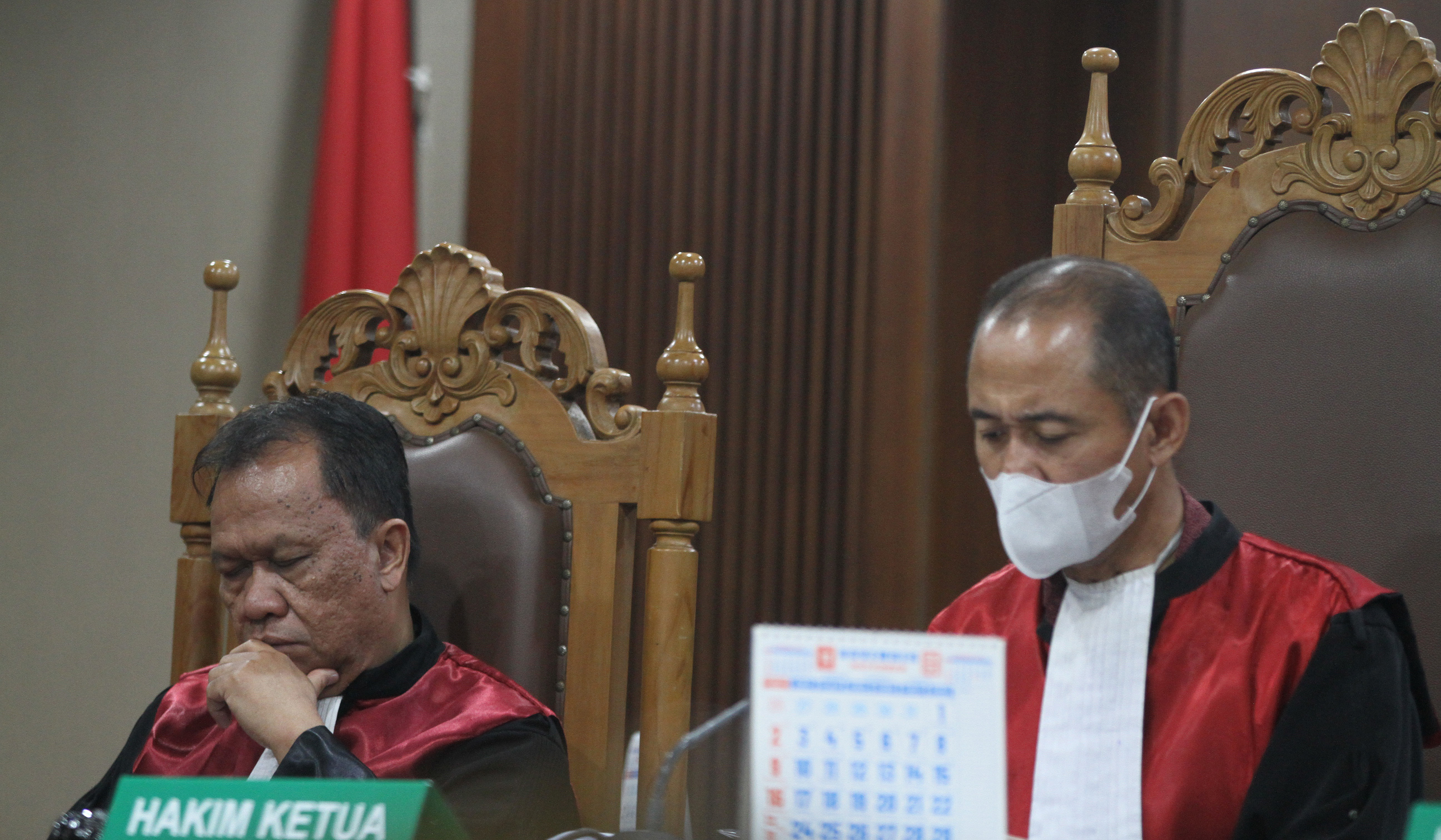 Sidang Eks Kadisbud Jakarta Iwan Henry Wardhana. (Agus Priatna/SinPo.id)