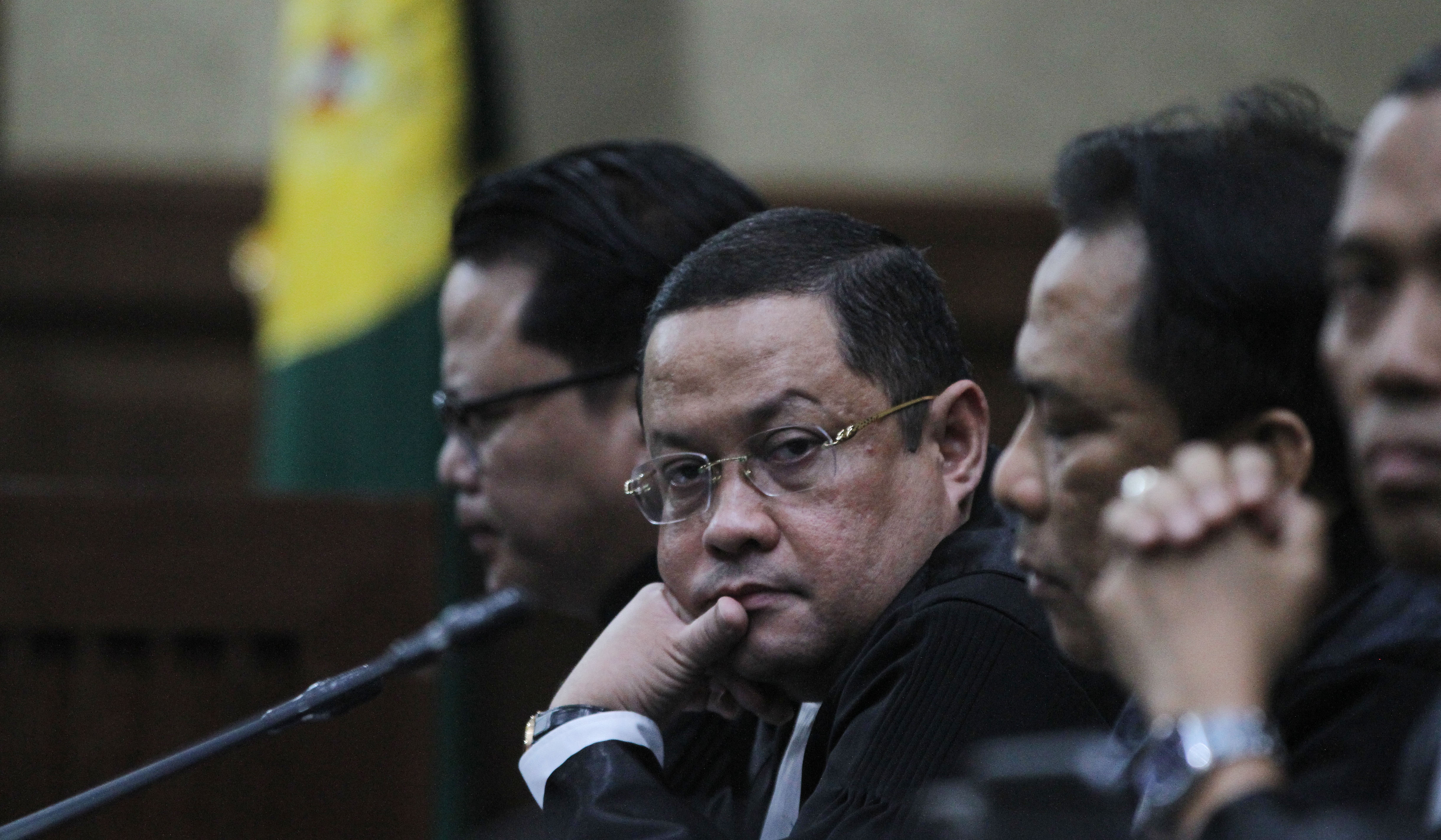 Tom Lembong saat menjalani sidang vonis di Pengadilan Tipikor. (Agus Priatna/SinPo.id)