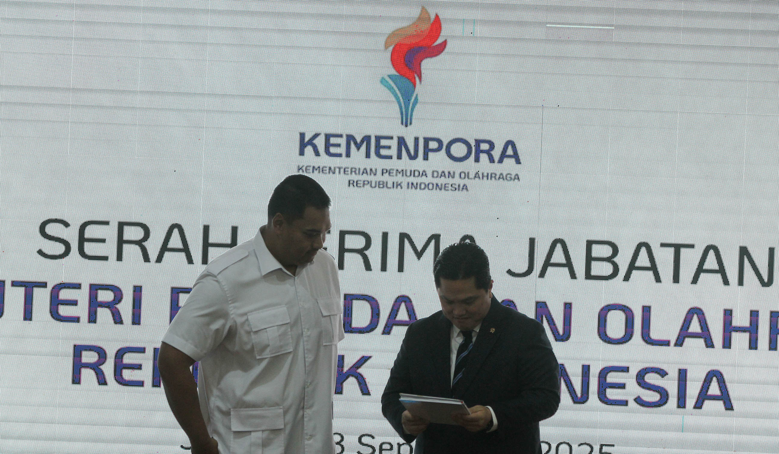 Sertijab Menpora RI. (Agus Priatna/SinPo.id)