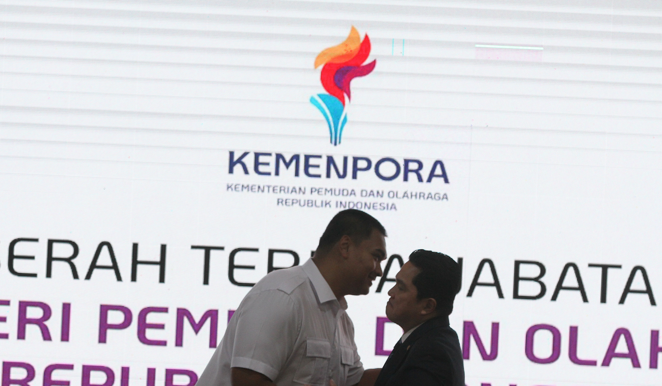 Sertijab Menpora RI. (Agus Priatna/SinPo.id)