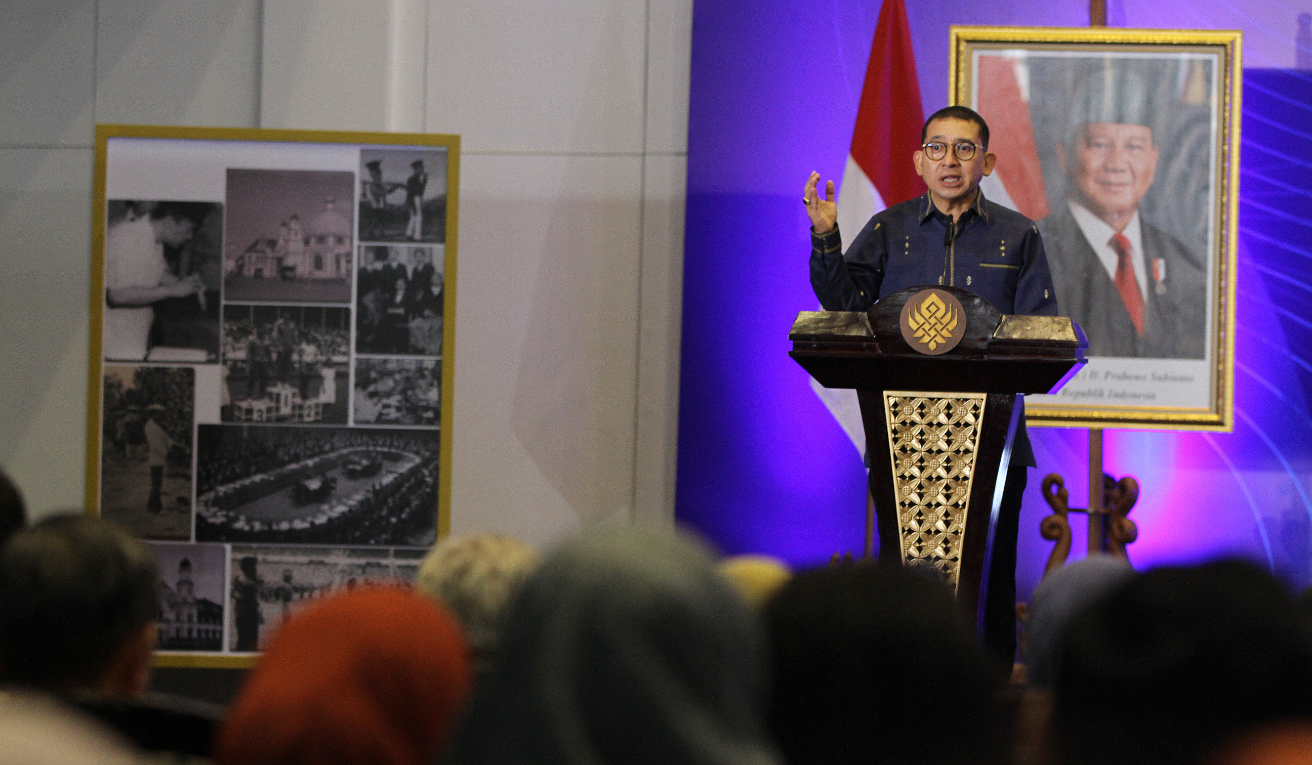 Menteri Kebudayaan RI, Fadli Zon. (Agus Priatna/SinPo.id)