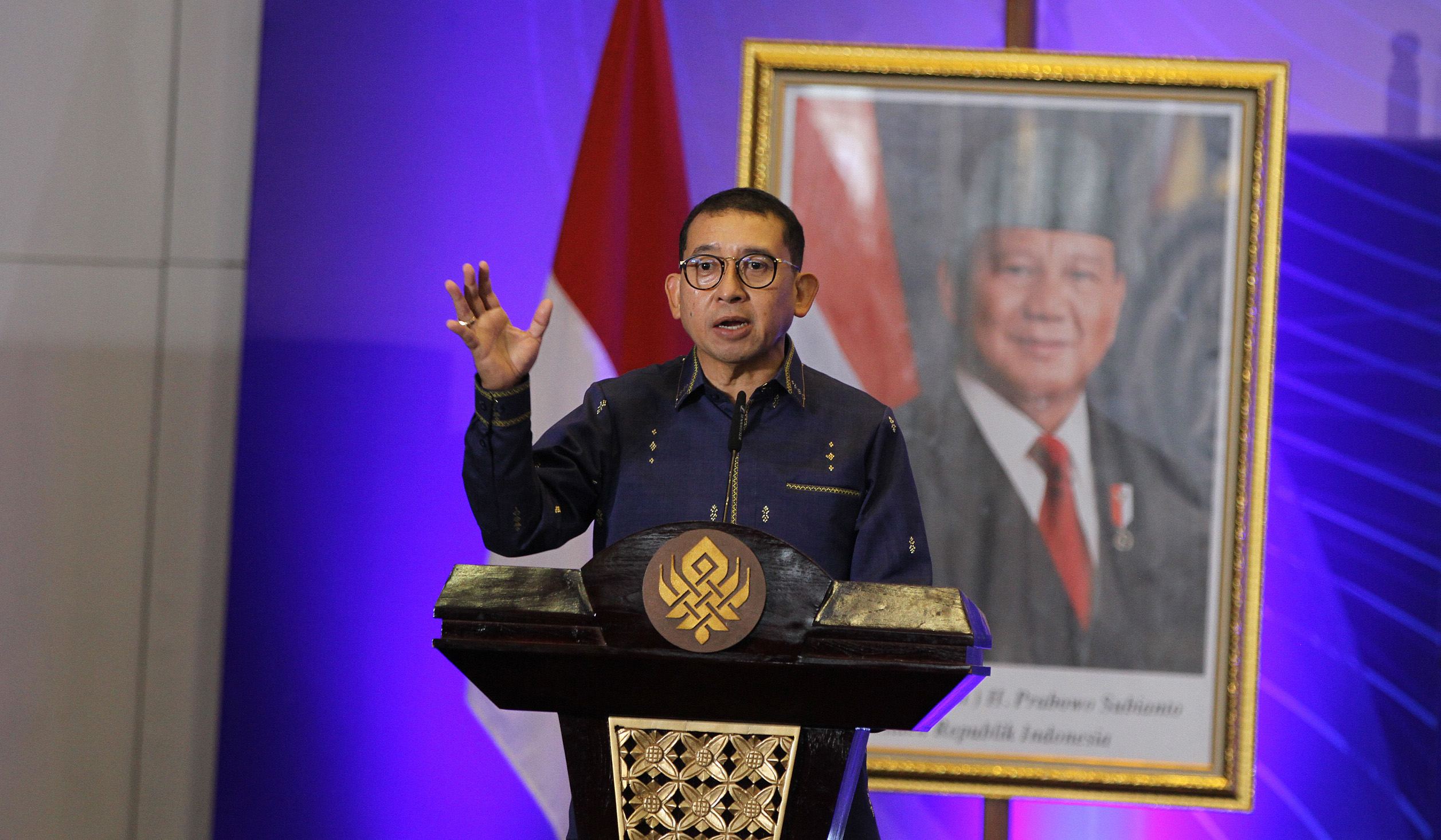 Menteri Kebudayaan RI, Fadli Zon. (Agus Priatna/SinPo.id)