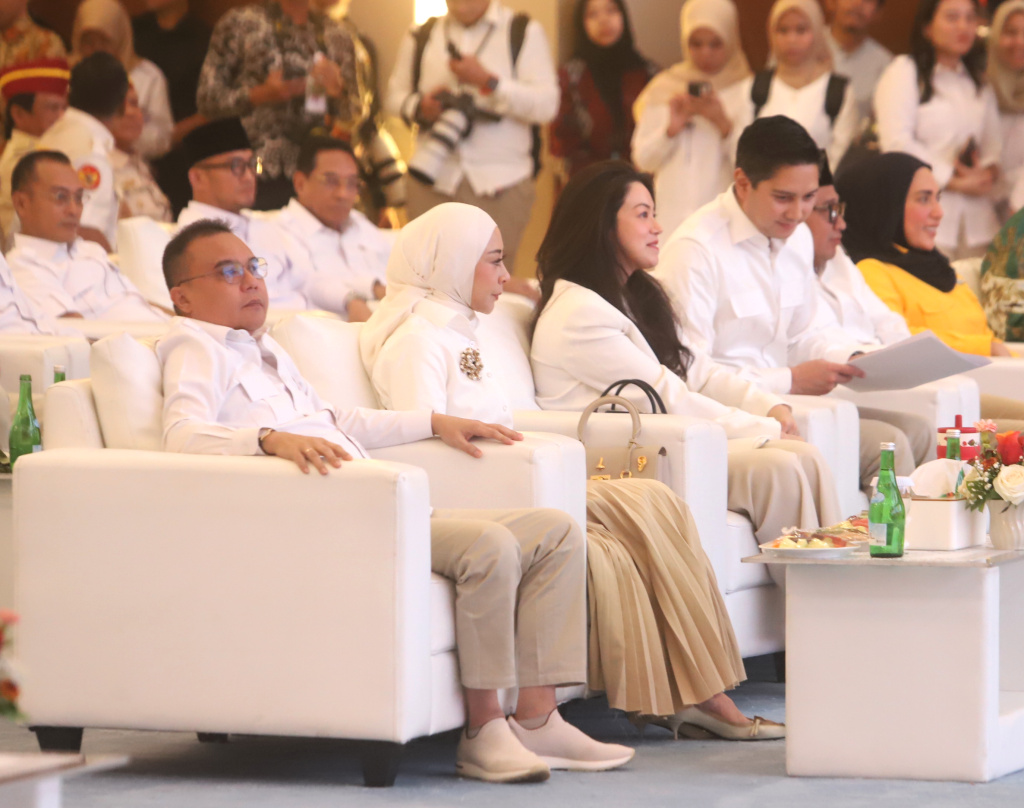 Fraksi Gerindra DPR merayakan HUT ke-18 Partai Gerindra di Gedung Nusantara IV (Ashar/SinPo.id)